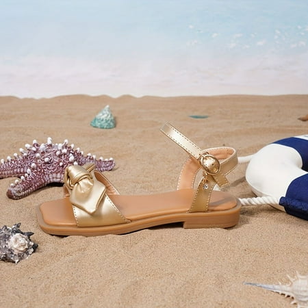 Cute Bowknot Square Toe Sandals For Girls Breathable Lightweight Non-slip Sandals For Holiday Beach Spring And Summer
Cute Bowknot Square Toe Sandals For Girls Breathable Lightweight Non-slip Sandals For Holiday Beach Spring And Summer