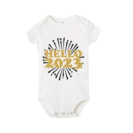 My First New Year Clothes Baby Boy Girl New Year Outfits Red Letter Print Shorts Sleeves Romper Jumpsuit Outfits
My First New Year Clothes Baby Boy Girl New Year Outfits Red Letter Print Shorts Sleeves Romper Jumpsuit Outfits
