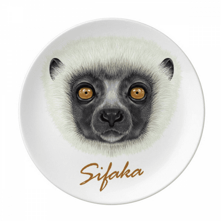 White Fluffy Sifaka Monkey Animal Plate Decorative Porcelain Salver Tableware Dinner Dish
White Fluffy Sifaka Monkey Animal Plate Decorative Porcelain Salver Tableware Dinner Dish