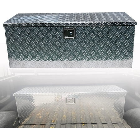 SEBLAFF 49 inch Aluminum Truck Pickup Camper Tool Box Trailer Flatbed Storage w/Lock
SEBLAFF 49 inch Aluminum Truck Pickup Camper Tool Box Trailer Flatbed Storage w/Lock