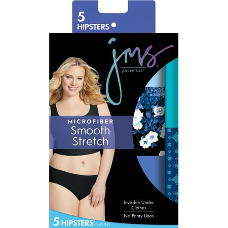 Just My Women s Plus Microfiber Smooth Stretch Hipsters 5-Pack
Just My Women s Plus Microfiber Smooth Stretch Hipsters 5-Pack