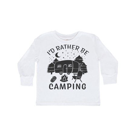 Inktastic I d Rather Be Camping Gift Toddler Boy or Toddler Girl Long Sleeve T-Shirt 
Inktastic I d Rather Be Camping Gift Toddler Boy or Toddler Girl Long Sleeve T-Shirt