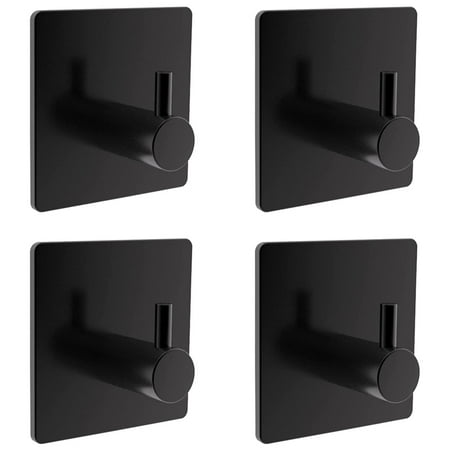 Black Bathroom Hook Adhesive Hooks Stainless Steel Hooks Suitable for Bedrooms Living Rooms Warehouses-A
Black Bathroom Hook Adhesive Hooks Stainless Steel Hooks Suitable for Bedrooms Living Rooms Warehouses-A