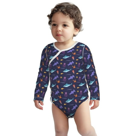 Fotbe Party Shark Cute Pattern Unisex-baby Long-sleeve Bodysuit Long Sleeve Bodysuits One-piece 100% Organic Cotton for Infant Baby Boys Unisex-3 Months
Fotbe Party Shark Cute Pattern Unisex-baby Long-sleeve Bodysuit Long Sleeve Bodysuits One-piece 100% Organic Cotton for Infant Baby Boys Unisex-3 Months