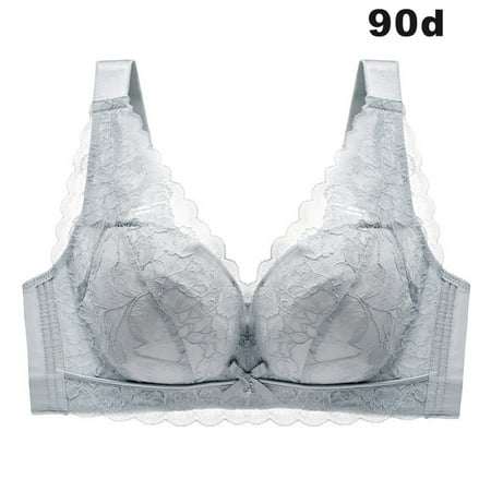 Rumida Full Coverage Plus Size Lace Bra Push Up Wirefree Breathable Mesh Bras comfortable breathable Full Coverage Plus Size Lace Wirefree women bra Gray 90d
Rumida Full Coverage Plus Size Lace Bra Push Up Wirefree Breathable Mesh Bras comfortable breathable Full Coverage Plus Size Lace Wirefree women bra Gray 90d