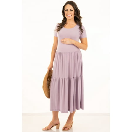 Tiered Midi Dress