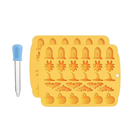 Huachen 2pcsHalloween Mold 5 Patterns 30 Silicone Molds Candy Molds Ice Molds Mold
Huachen 2pcsHalloween Mold 5 Patterns 30 Silicone Molds Candy Molds Ice Molds Mold