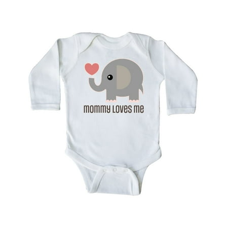 Inktastic Mommy Loves Me elephant Gift Baby Boy or Baby Girl Long Sleeve Bodysuit
Inktastic Mommy Loves Me elephant Gift Baby Boy or Baby Girl Long Sleeve Bodysuit