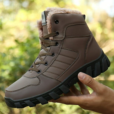 Men s High Top Snow Boots With Warm Plush Lining Comfy Non Slip Lace Up Vintage Shoes For Men s Outdoor Activities Winter
Men s High Top Snow Boots With Warm Plush Lining Comfy Non Slip Lace Up Vintage Shoes For Men s Outdoor Activities Winter