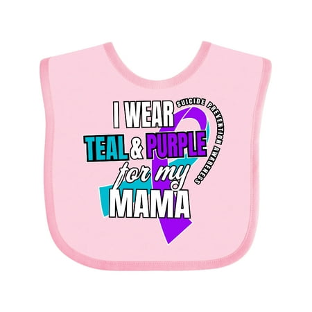 Inktastic Suicide Prevention I Wear Teal and Purple for My Mama Gift Baby Boy or Baby Girl Bib
Inktastic Suicide Prevention I Wear Teal and Purple for My Mama Gift Baby Boy or Baby Girl Bib