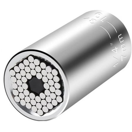 Toyella Universal Socket Wrench Multifunctional Socket Ratchet Hand Electric Drill Motorcycle Repair Socket Magic Socket Spark Plug Silver A
Toyella Universal Socket Wrench Multifunctional Socket Ratchet Hand Electric Drill Motorcycle Repair Socket Magic Socket Spark Plug Silver A