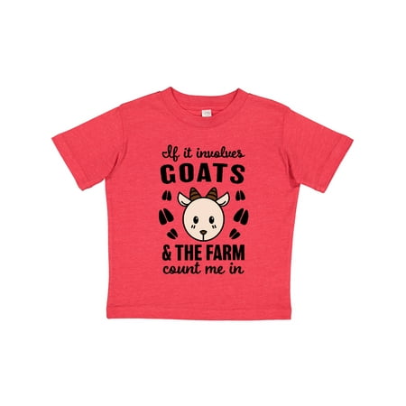 Inktastic If It Involves Goats & the Farm Count Me in Gift Toddler Boy or Toddler Girl T-Shirt
Inktastic If It Involves Goats & the Farm Count Me in Gift Toddler Boy or Toddler Girl T-Shirt