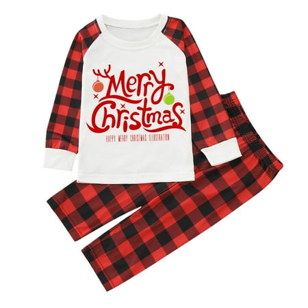 Kids Merry Christmas Plaid Family Clothes Matching Cute Prints Sets Kids Long Sleeve Tops Pants Plaid Prints Set 
Kids Merry Christmas Plaid Family Clothes Matching Cute Prints Sets Kids Long Sleeve Tops Pants Plaid Prints Set