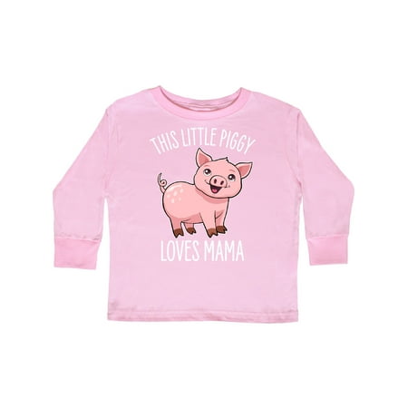 Inktastic This Little Piggy Loves Mama- cute Gift Toddler Boy or Toddler Girl Long Sleeve T-Shirt
Inktastic This Little Piggy Loves Mama- cute Gift Toddler Boy or Toddler Girl Long Sleeve T-Shirt