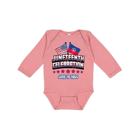 Inktastic Juneteenth Celebration with Flags Gift Baby Boy or Baby Girl Long Sleeve Bodysuit
Inktastic Juneteenth Celebration with Flags Gift Baby Boy or Baby Girl Long Sleeve Bodysuit