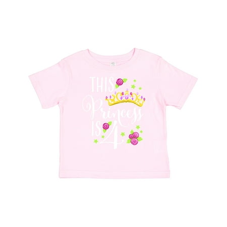 Inktastic This Princess is Four- 4th Birthday Gift Toddler Toddler Girl T-Shirt
Inktastic This Princess is Four- 4th Birthday Gift Toddler Toddler Girl T-Shirt