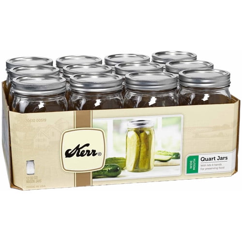 Anchor Hocking Pint Canning Jar Set, 12 Pack