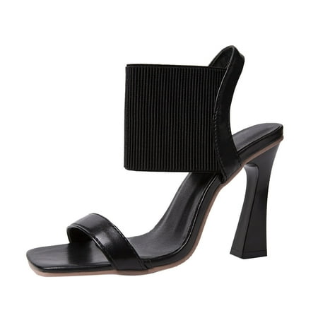 Womens Sandals Fashion Spring And Summer Women Sandals Sexy High Heeled Solid Color Black Breathable Cloth Casual Women S Sandals Pu Black 37
Womens Sandals Fashion Spring And Summer Women Sandals Sexy High Heeled Solid Color Black Breathable Cloth Casual Women S Sandals Pu Black 37