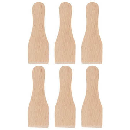 HOMEMAXS 6Pcs Small Wooden Spatula Multi-purpose Wood Scraper Heat-resistant Cooking Spatula
HOMEMAXS 6Pcs Small Wooden Spatula Multi-purpose Wood Scraper Heat-resistant Cooking Spatula