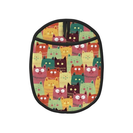 Pofeuu Cute Cartoon Cat Print Silicone Pot Mat Mitten With Hanging Loop Heat Resistant Oven Mitts Non-Slip Bbq Baking Smoking Potholders
Pofeuu Cute Cartoon Cat Print Silicone Pot Mat Mitten With Hanging Loop Heat Resistant Oven Mitts Non-Slip Bbq Baking Smoking Potholders