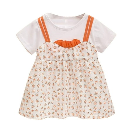 Summer Fashion New Short Sleeve Flower Print Girls Princess Dress Summer Girl Clothes
Summer Fashion New Short Sleeve Flower Print Girls Princess Dress Summer Girl Clothes