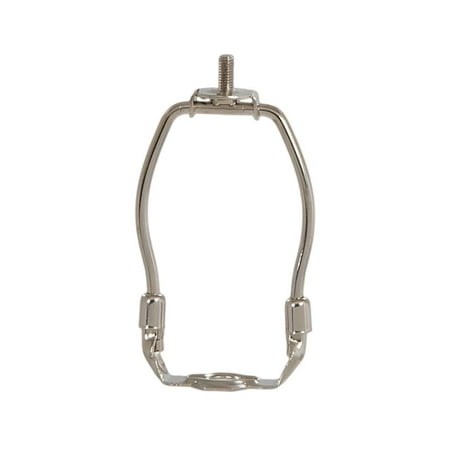 B&P Lamp® 4 Inch Regular Weight Lamp Harp Polished Nickel Finish