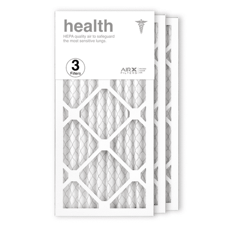 AIRx Filters 10x20x1 Air Filter MERV 13 Pleated HVAC AC Furnace Air Filter Health 3-Pack Made in the USA
AIRx Filters 10x20x1 Air Filter MERV 13 Pleated HVAC AC Furnace Air Filter Health 3-Pack Made in the USA
