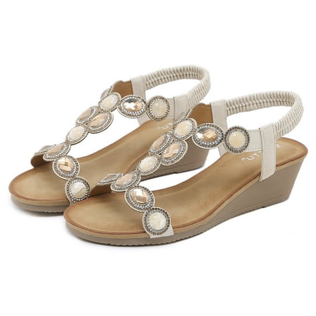kpoplk Wedges For Women Women s Wedge Platform Sandals Summer Wedding Ankle Strap Open Toe Sandals Women s Sandals
kpoplk Wedges For Women Women s Wedge Platform Sandals Summer Wedding Ankle Strap Open Toe Sandals Women s Sandals