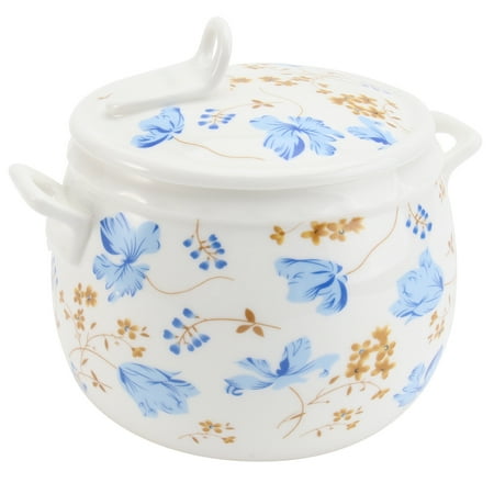 Homemaxs 1Pc Ceramic Stew Pot Saucepan with Lid Orchid Stewpan Orchis Stewpot with Gilded Pattern Assorted Color
Homemaxs 1Pc Ceramic Stew Pot Saucepan with Lid Orchid Stewpan Orchis Stewpot with Gilded Pattern Assorted Color