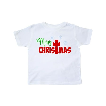 Inktastic Merry Christmas with Cross and Snowflakes Gift Toddler Boy or Toddler Girl T-Shirt
Inktastic Merry Christmas with Cross and Snowflakes Gift Toddler Boy or Toddler Girl T-Shirt