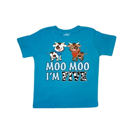 Inktastic Moo Moo I m 5 with Cute Holstein Cows Gift Toddler Boy or Toddler Girl T-Shirt
Inktastic Moo Moo I m 5 with Cute Holstein Cows Gift Toddler Boy or Toddler Girl T-Shirt