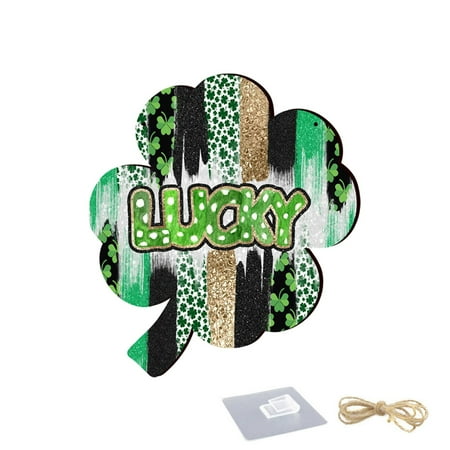 St. Patricks Day Wooden Hanging Sign Living Room Holiday Home Decoration Wooden Sign Pendant White Green
St. Patricks Day Wooden Hanging Sign Living Room Holiday Home Decoration Wooden Sign Pendant White Green