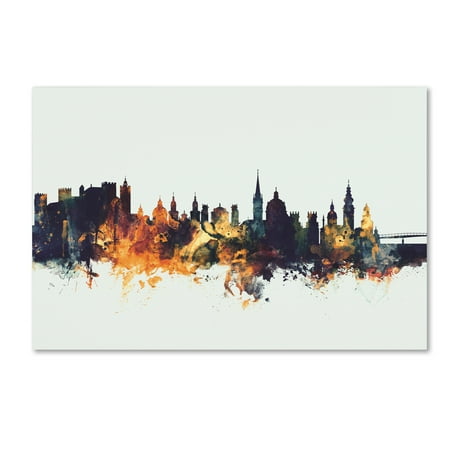 Trademark Fine Art 'Salzburg Austria Skyline V' Canvas Art by Michael Tompsett