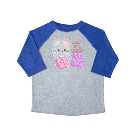 Inktastic Quiet As A Mouse Yeah Right Cute Mouse Drummer Gift Toddler Boy or Toddler Girl T-Shirt
Inktastic Quiet As A Mouse Yeah Right Cute Mouse Drummer Gift Toddler Boy or Toddler Girl T-Shirt