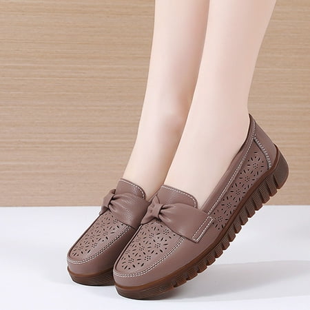 Tuobarr Womens Flats Shoes Women s Versatile Round Toe Flat Leather Flats Shoes Solid Color Shoes Comfort Soft Slip On Flats Shoes Coffee
Tuobarr Womens Flats Shoes Women s Versatile Round Toe Flat Leather Flats Shoes Solid Color Shoes Comfort Soft Slip On Flats Shoes Coffee