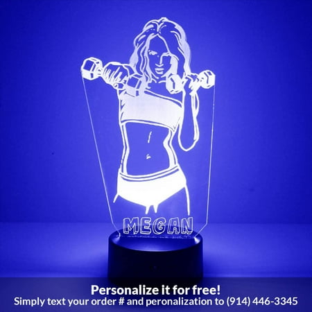 Mirror Magic Store Fitness Girl Color Changing Personalized LED Light with Remote Control
Mirror Magic Store Fitness Girl Color Changing Personalized LED Light with Remote Control