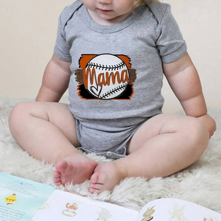 Leesechin Baby Bodysuit Toddler Kids Boys Girl Comfortable Mother s Day Baseball Print Short Sleeve Romper Jumpsuit on Clearance
Leesechin Baby Bodysuit Toddler Kids Boys Girl Comfortable Mother s Day Baseball Print Short Sleeve Romper Jumpsuit on Clearance