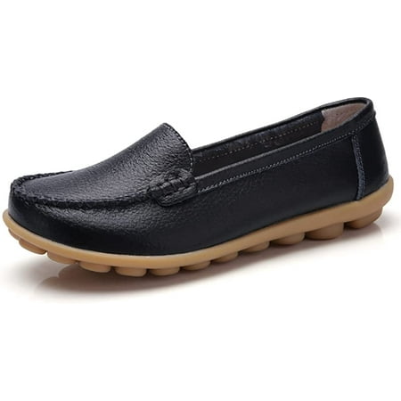 Womens Leather Loafers Comfortable Slip On Flats Casual Shoes Round Toe Moccasins Wild Walking Nurse Breathable Driving Fashion Soft Shoes
Womens Leather Loafers Comfortable Slip On Flats Casual Shoes Round Toe Moccasins Wild Walking Nurse Breathable Driving Fashion Soft Shoes