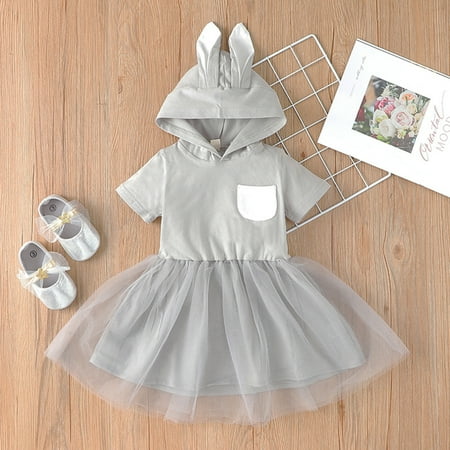 Hunpta Short Rabbit Princess Easter Hoodie Sleeve Dress Toddler Ears Tulle Baby Girls Girls Dress&Skirt
Hunpta Short Rabbit Princess Easter Hoodie Sleeve Dress Toddler Ears Tulle Baby Girls Girls Dress&Skirt