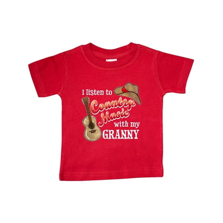 Inktastic I Listen to Country Music with my Granny Guitar and Hat Gift Baby Boy or Baby Girl T-Shirt
Inktastic I Listen to Country Music with my Granny Guitar and Hat Gift Baby Boy or Baby Girl T-Shirt