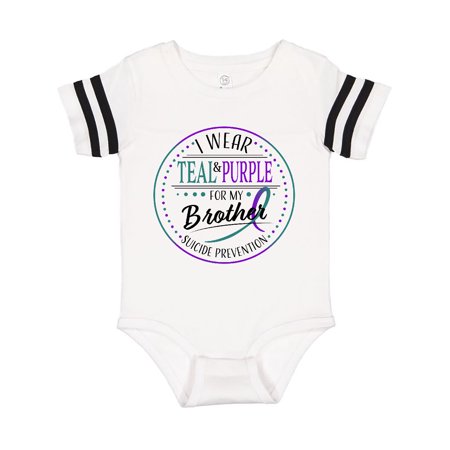 Inktastic Suicide Prevention- I Wear Teal and Purple for My Brother Gift Baby Boy or Baby Girl Bodysuit
Inktastic Suicide Prevention- I Wear Teal and Purple for My Brother Gift Baby Boy or Baby Girl Bodysuit