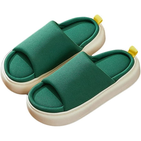 CoCopeaunts Cotton Linen Slides for Women Non-slip Open Toe Slide Sandals Lightwight Thick Sole House Slippers Indoor & Outdoor
CoCopeaunts Cotton Linen Slides for Women Non-slip Open Toe Slide Sandals Lightwight Thick Sole House Slippers Indoor & Outdoor