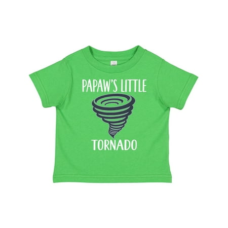 Inktastic Papaws Little Tornado Boys Grandson Gift Toddler Boy Girl T-Shirt