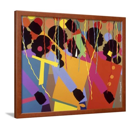 Party Framed Print Wall Art By Varnette Honeywood