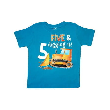 Inktastic Five and Digging It Bulldozer 5th Birthday Gift Toddler Boy or Toddler Girl T-Shirt
Inktastic Five and Digging It Bulldozer 5th Birthday Gift Toddler Boy or Toddler Girl T-Shirt
