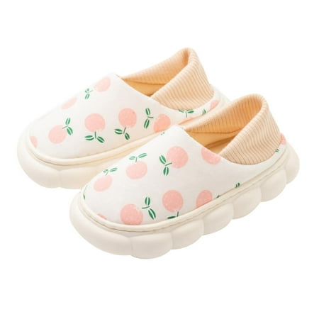 Unisex Men s and Women s House Slippers Indoor Warm Memory Foam Anti-Slip Clearance Summer Parturient Shoes Slippers Indoor Home Thick Soled Casual Slippers