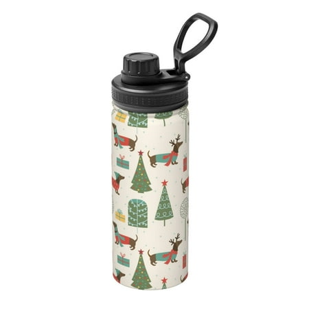 Ocsxa Christmas Dachshund Dog Print 18oz Stainless Steel Water Bottle Unisex Water Bottle Insulated Sports Water Cup Flask for Cold Water Drinks/Sports/Travel/Car/School
Ocsxa Christmas Dachshund Dog Print 18oz Stainless Steel Water Bottle Unisex Water Bottle Insulated Sports Water Cup Flask for Cold Water Drinks/Sports/Travel/Car/School