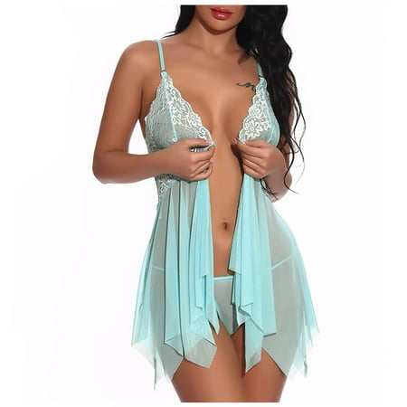 Lingerie For Women Naughty Front Closure Lace V Neck Mesh Sleepwear Bodysuit For Women
Lingerie For Women Naughty Front Closure Lace V Neck Mesh Sleepwear Bodysuit For Women