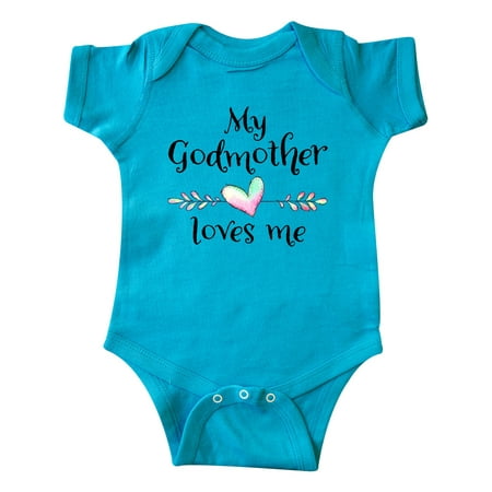 Inktastic My Godmother Loves Me- Heart Godchild Gift Baby Boy or Baby Girl Bodysuit
Inktastic My Godmother Loves Me- Heart Godchild Gift Baby Boy or Baby Girl Bodysuit