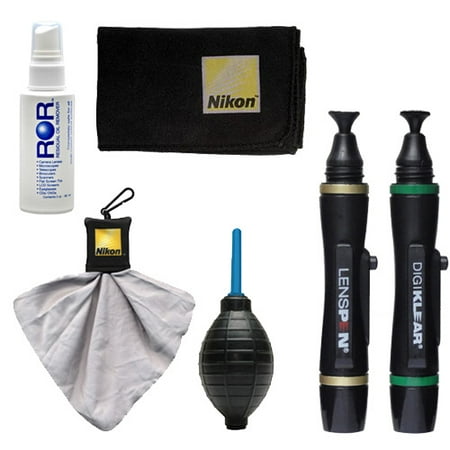 Nikon LensPen Pro Cleaning Kit + Spudz Microfiber Cloth + Lens Cleaner Fluid + Air Blower for D4S, D800, D610, D7100, D7000, D5300, D5200, D3300, D3200 Digital SLR Cameras, Lenses, Binoculars & Scopes Nikon LensPen Pro Cleaning Kit + Spudz Microfiber Cloth + Lens Cleaner Fluid + Air Blower for D4S, D800, D610, D7100, D7000, D5300, D5200, D3300, D3200 Digital SLR Cameras, Lenses, Binoculars & Scopes